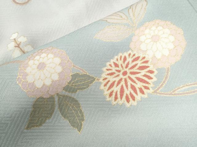 平和屋着物●訪問着 桐花唐草文 暈し染め 金彩 正絹 逸品 CABC6698yc