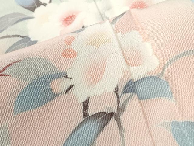 平和屋着物●訪問着 友禅 枝花文 暈し染め 正絹 逸品 未使用 CABC6788yc