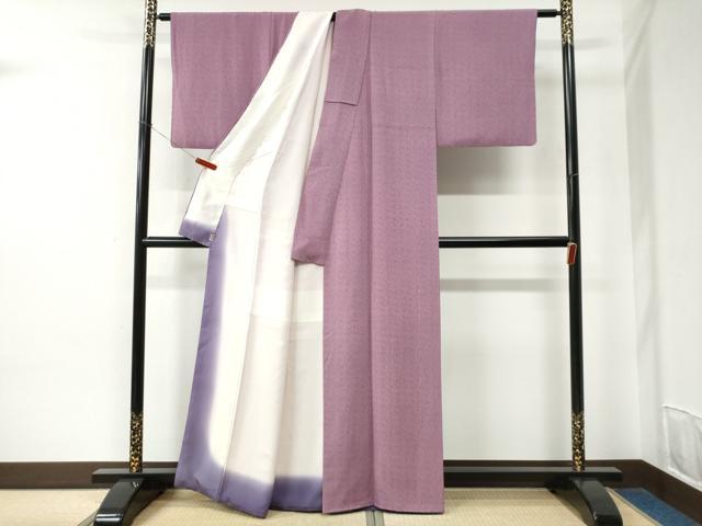 平和屋着物●重要無形文化財 人間国宝 中村勇二郎 江戸小紋 古代菊 正絹 逸品 CABC6795yc