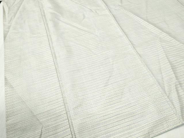 平和屋着物●本場大島紬 白大島 80亀甲 霞文 正絹 逸品 CABC6811yc