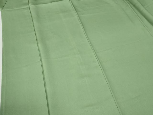 平和屋着物●豪華振袖 色無地 裏葉柳色 正絹 逸品 CABC6833yc