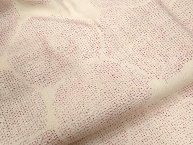 平和屋着物●本場結城紬 重要無形文化財 80亀甲 丸文 正絹 逸品 CABC6895yc
