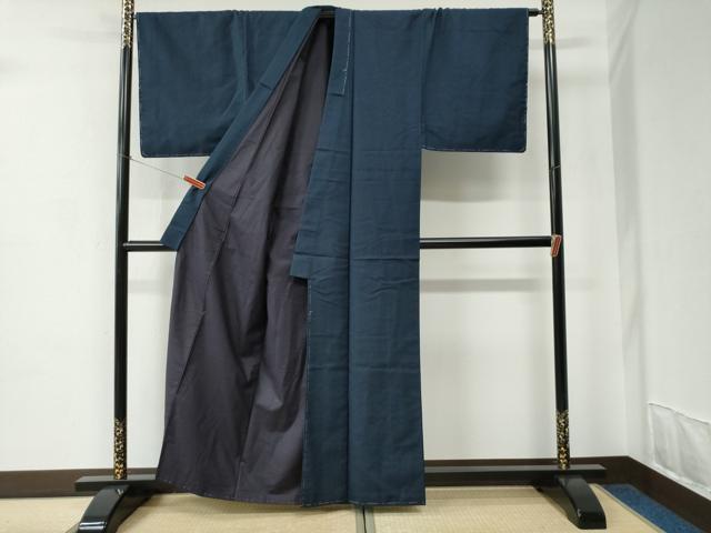 平和屋着物●男性 紬 アンサンブル 100亀甲 総詰め 正絹 逸品 未使用 CABC6946yc