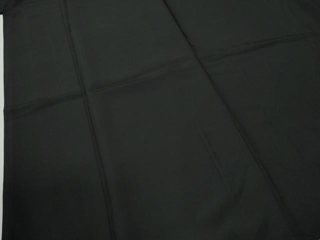 平和屋着物●男性 黒紋付 正絹 逸品 CABC6983yc