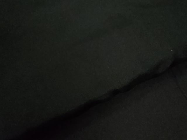 平和屋着物●男性 黒紋付 正絹 逸品 CABC6992yc