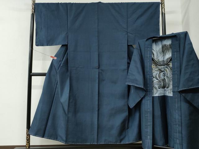 平和屋着物●男性 本場大島紬 アンサンブル 100亀甲 総詰め 正絹 逸品 未使用 CABC6999yc