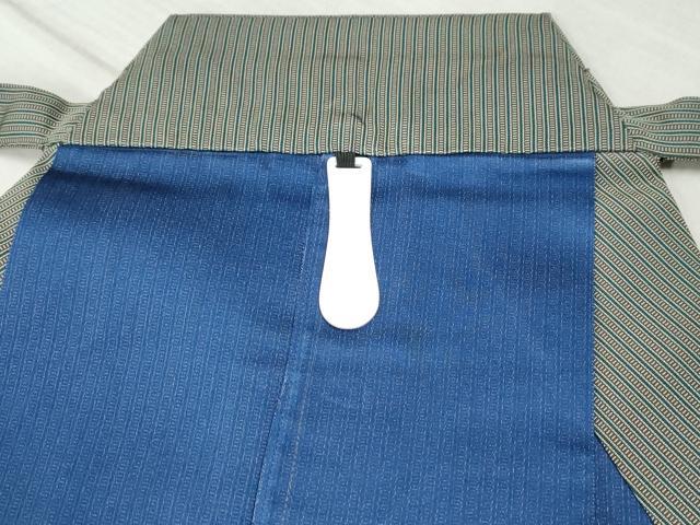 平和屋着物●男性 馬乗り袴 間道 正絹 逸品 CABC7006yc