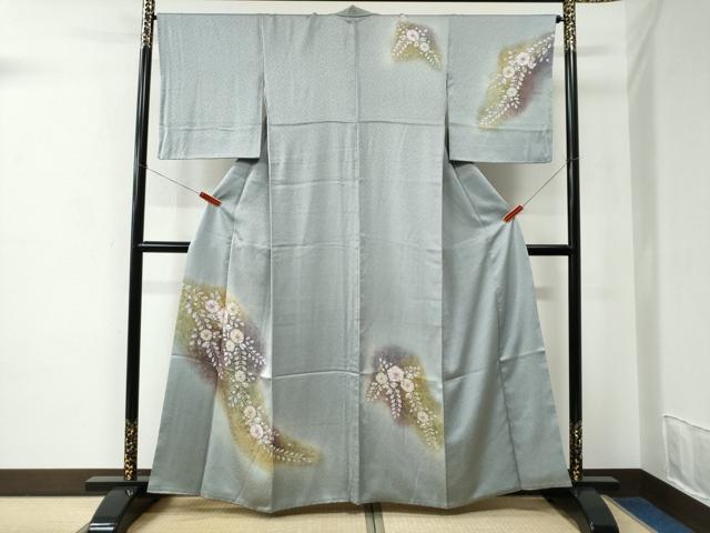 平和屋着物●訪問着　辻が花　絞り　暈し染め　正絹　逸品　CABC7195yc 平和屋着物○訪問着 辻が花 絞り 暈し染め 正絹 逸品 CABC7195yc