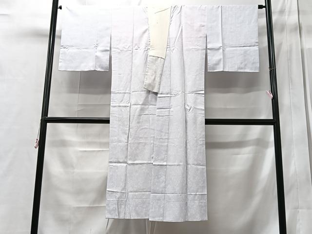 平和屋着物■長襦袢 無双仕立て 草花文 洗える着物 CABC7475xe