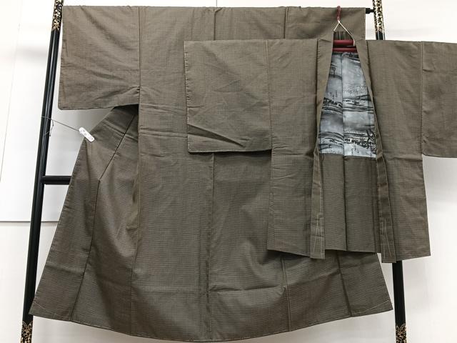 平和屋着物男性 本場大島紬 アンサンブル 100亀甲 総詰め 正絹 逸品