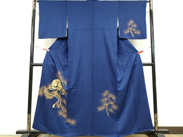 平和屋着物■訪問着 枝松双鳥文 金彩 正絹 逸品 CABC7765ou
