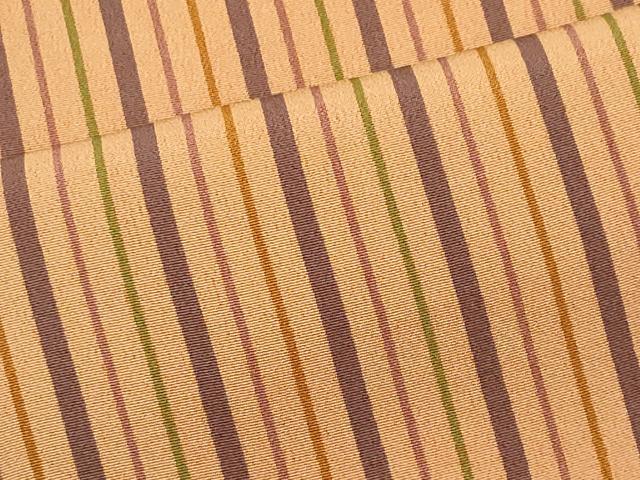 平和屋着物■上質な小紋 縞 正絹 逸品 未使用 CABC7871ou