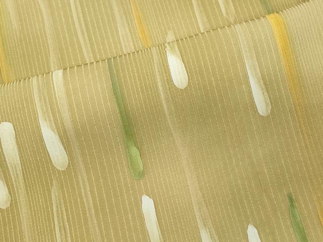 平和屋着物■上質な小紋 幾何学文 暈し染め 正絹 逸品 CABC7961ou