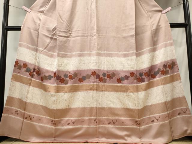 平和屋着物■訪問着 絞り 横段吉祥花文 金彩 正絹 逸品 CABC7977ou