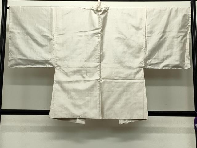 平和屋着物●男性 紬 アンサンブル 網代織り 正絹 逸品 未使用 CABC8038gh