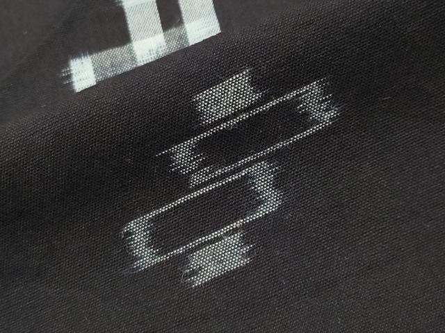 平和屋着物▽本場琉球絣 綿琉球 単衣 絣文様 綿 逸品 CABC8144gh