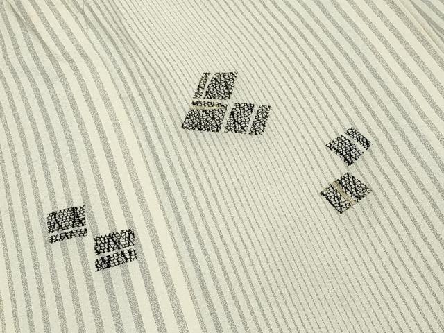 平和屋着物●訪問着 刺繍 色紙吉祥文 金彩 正絹 逸品 CABC8220gh