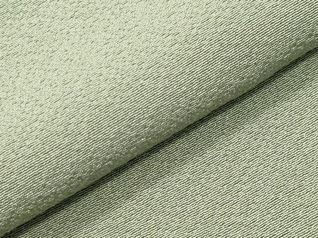 平和屋着物●上質な色無地 山葵色 正絹 逸品 未使用 CABC8232gh