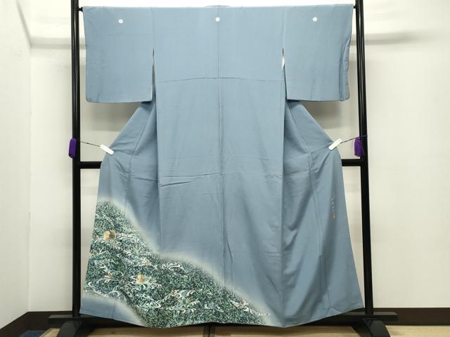 平和屋着物●豪華色留袖 伊藤幽水画 流水鴛鴦花文 暈し染め 正絹 逸品 CABC8338gh