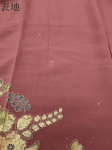 平和屋着物●訪問着 辻が花 絞り 暈し染め 金銀彩 正絹 逸品 CABC8360gh