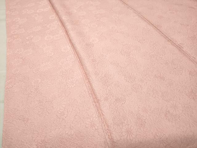 平和屋着物●上質な色無地 舞花地紋 虹色 正絹 逸品 未使用 CABC8364gh
