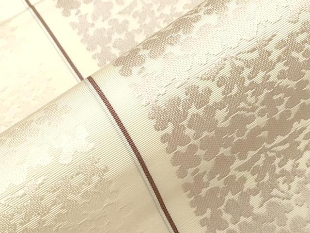 平和屋着物●本場筑前博多織 八寸名古屋帯 舞花文 逸品 CABC8452dy