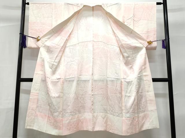平和屋着物■長襦袢 無双仕立て 舞花文 暈し染め 正絹 逸品 CABC9000fb