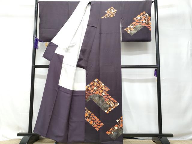 平和屋着物■訪問着 花唐草文 金彩 正絹 逸品 CABC9105fb