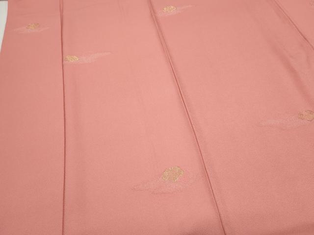 平和屋着物▼上質な小紋 寿光織 吉祥文 金銀糸 正絹 逸品 CABC9290th