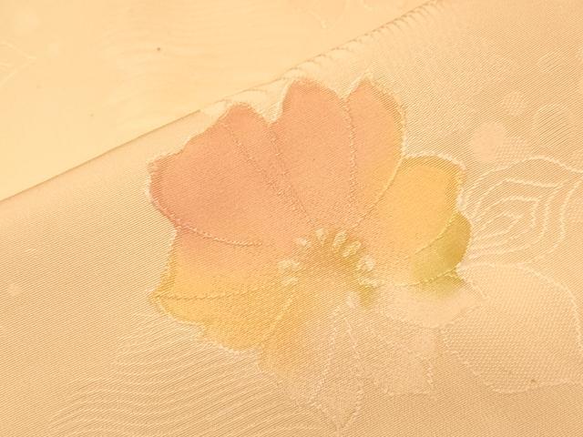 平和屋着物▼上質な小紋 地紋起こし 舞花文 暈し染め 正絹 逸品 CABC9358th