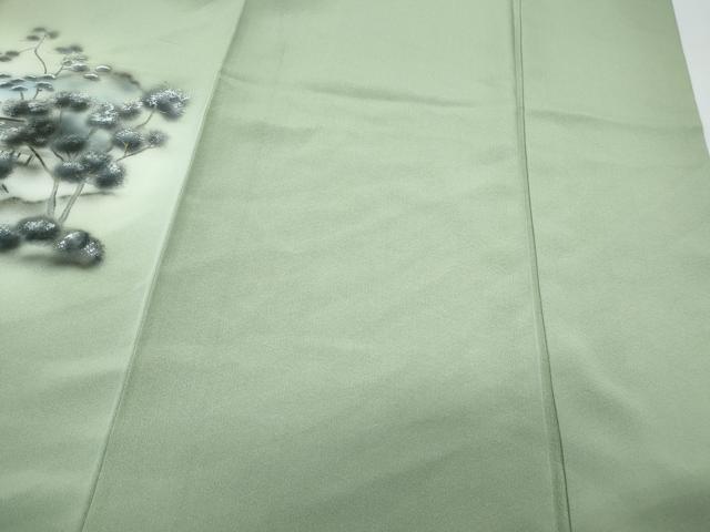 平和屋着物▼訪問着 手描き 風景文 暈し染め 金彩 正絹 逸品 CABC9413th