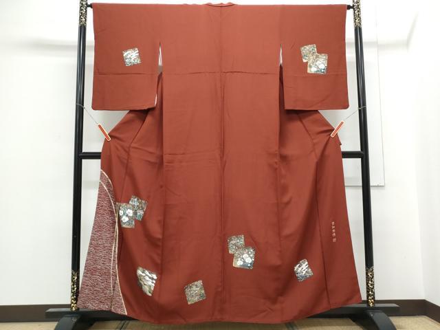 平和屋着物▼訪問着 作家物 螺鈿物語 金彩 正絹 逸品 CABC9594th