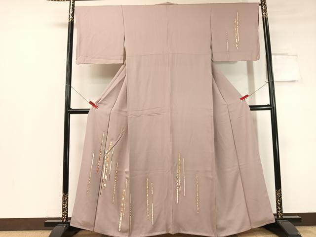 平和屋着物●訪問着 吉祥花文 金彩 正絹 逸品 CABC9627vp