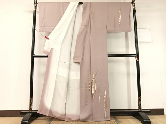 平和屋着物●訪問着 吉祥花文 金彩 正絹 逸品 CABC9627vp