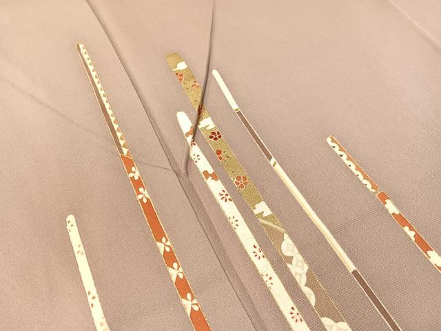 平和屋着物●訪問着 吉祥花文 金彩 正絹 逸品 CABC9627vp