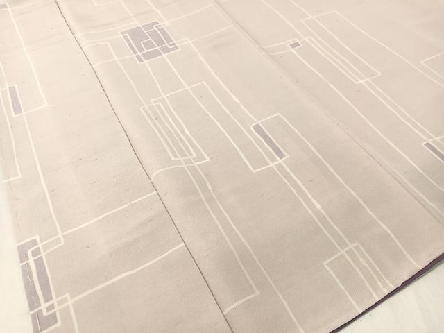 平和屋着物●上質な小紋 お召縮緬 ろうけつ染め 吉祥文様 正絹 逸品 未使用 CABC9643vp