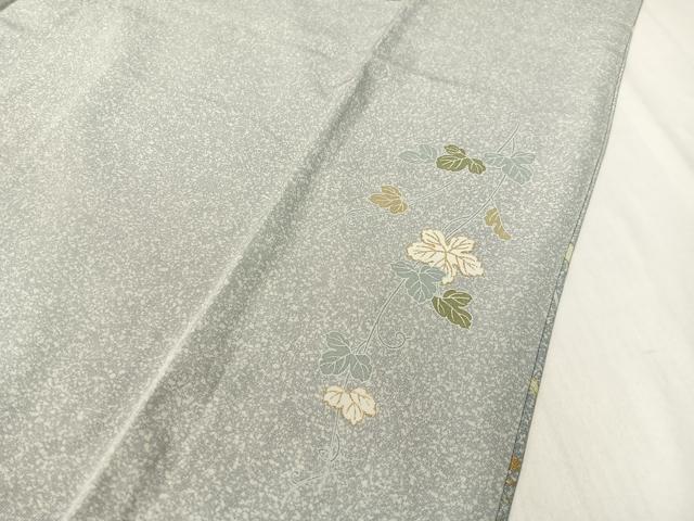 平和屋着物●訪問着 松竹梅冊子花文 たたき染め 金彩 正絹 逸品 CABC9654vp