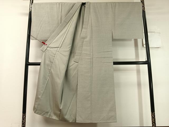 平和屋着物●男性 結城紬 アンサンブル 100亀甲 総詰め 正絹 逸品 CABC9774vp