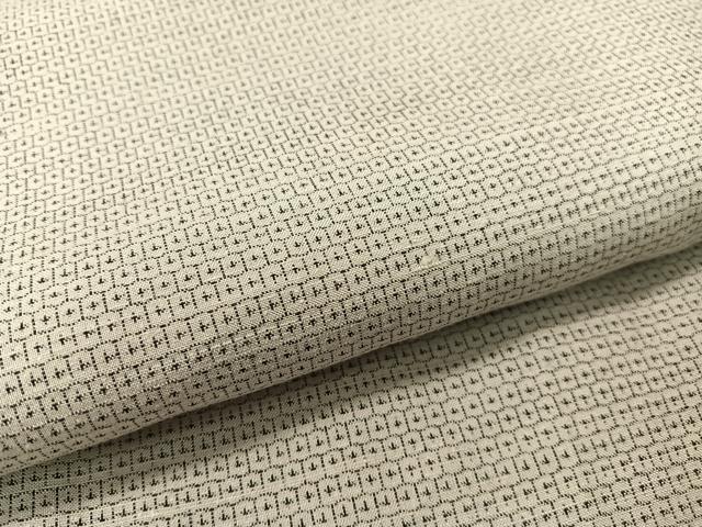 平和屋着物●男性 結城紬 アンサンブル 100亀甲 総詰め 正絹 逸品 CABC9774vp
