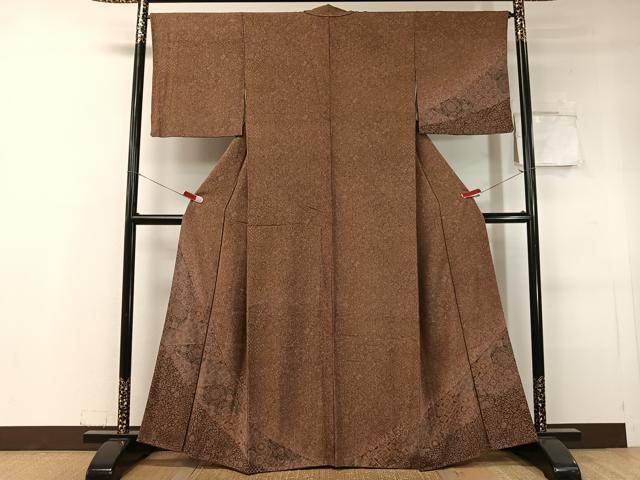 平和屋着物●訪問着 更紗唐草吉祥文 正絹 逸品 CABC9790vp