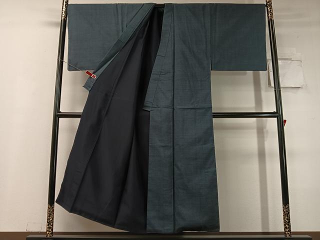 平和屋着物●男性 本場大島紬 アンサンブル 100亀甲 総詰め 正絹 逸品 CABC9795vp