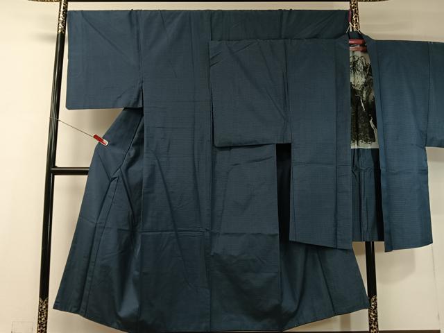 平和屋着物●男性 本場大島紬 アンサンブル 100亀甲 総詰め 正絹 逸品 CABC9798vp