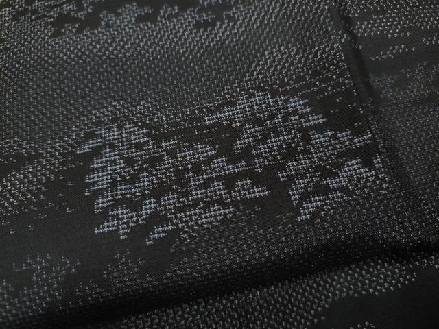 平和屋着物●本場大島紬 9マルキ 舟草木文 正絹 逸品 CABD0115ut