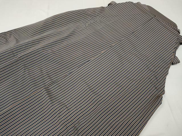平和屋着物●男性 馬乗り袴 縞 正絹 逸品 CABD0150ut