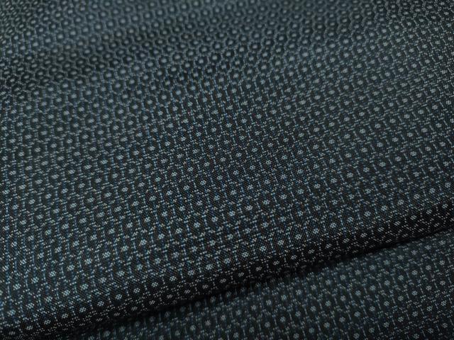 平和屋着物●男性 本場大島紬 アンサンブル 80亀甲 総詰め 正絹 逸品 CABD0169ut