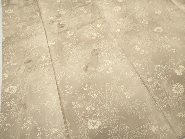 平和屋着物●訪問着 刺繍 草花尽くし 正絹 逸品 CABD0192ut