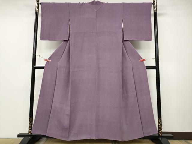 平和屋着物●江戸小紋 作家物 鮫小紋柄 鬼しぼ縮緬 正絹 逸品 CABD0200ut