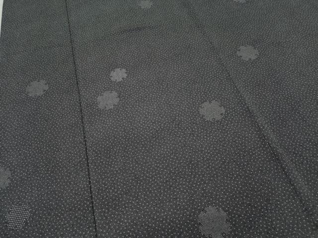 平和屋着物●江戸小紋 雪輪文 鮫小紋柄 正絹 逸品 CABD0226ut