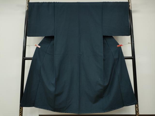 平和屋着物●男性 紬 色無地 褐返色 正絹 逸品 未使用 CABD0269ut