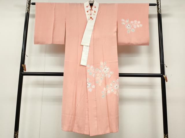 平和屋着物●長襦袢 無双仕立て 辻が花 絞り 半衿刺繍 正絹 逸品 CABD0276ut